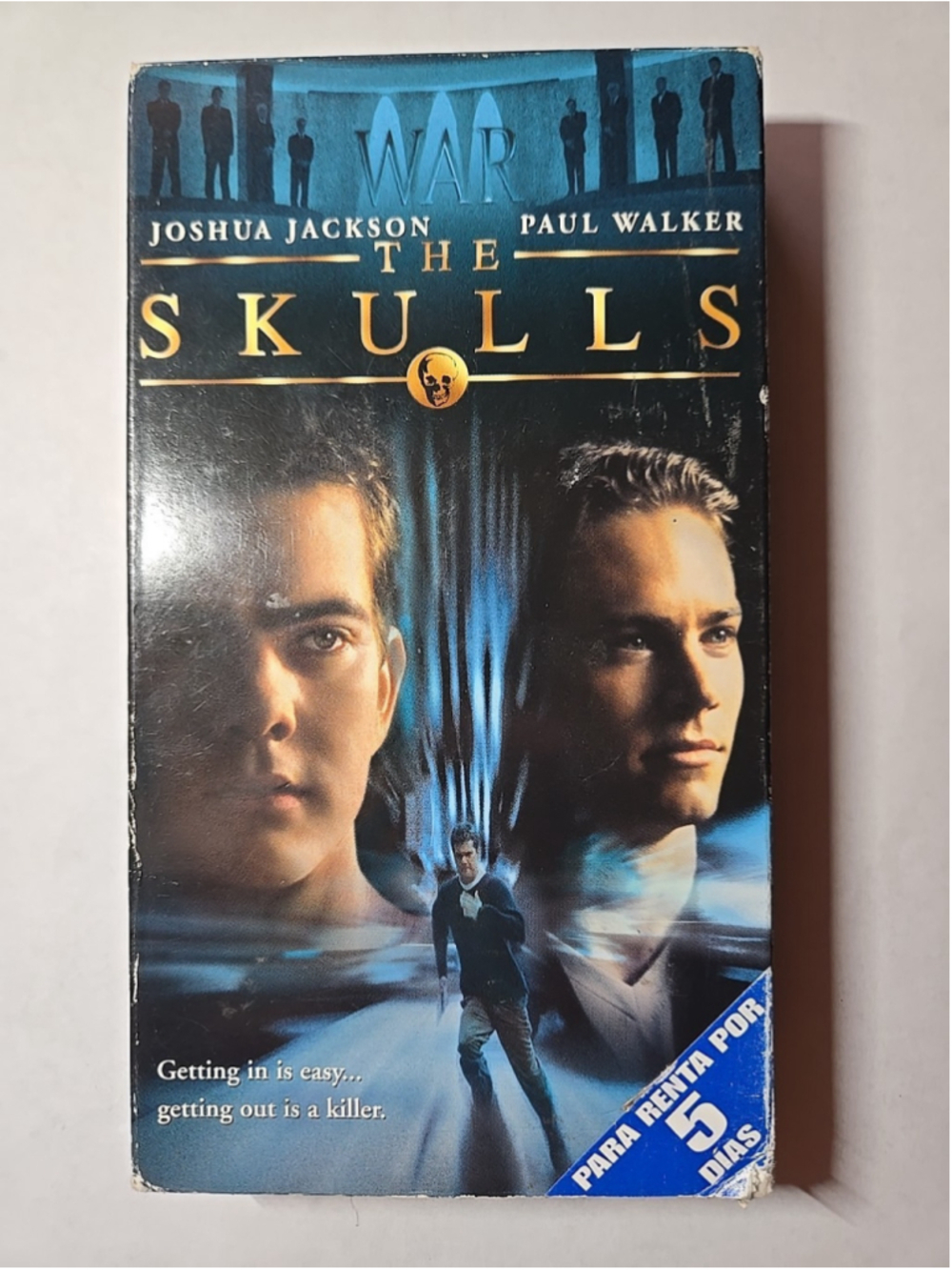 Vintage VHS Tape The Skulls (2000 VHS) Joshua Jackson, Paul Walker BLOCKBUSTER